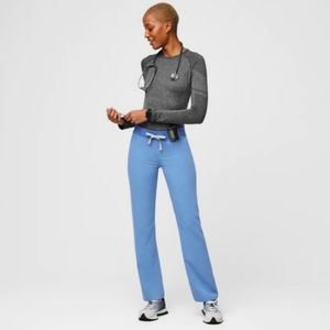 Figs Blue Straight Leg Women's Pants